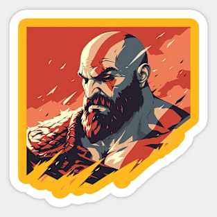 kratos Sticker